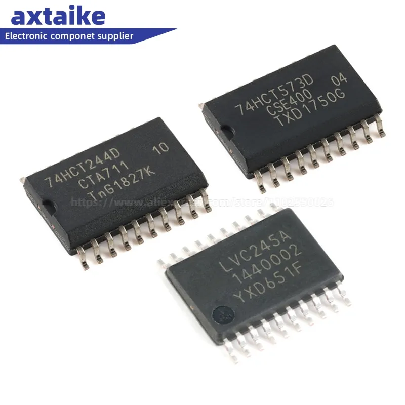 

10 шт., буферы и линейные драйверы 74HCT245D 74HCT573D SOP-20