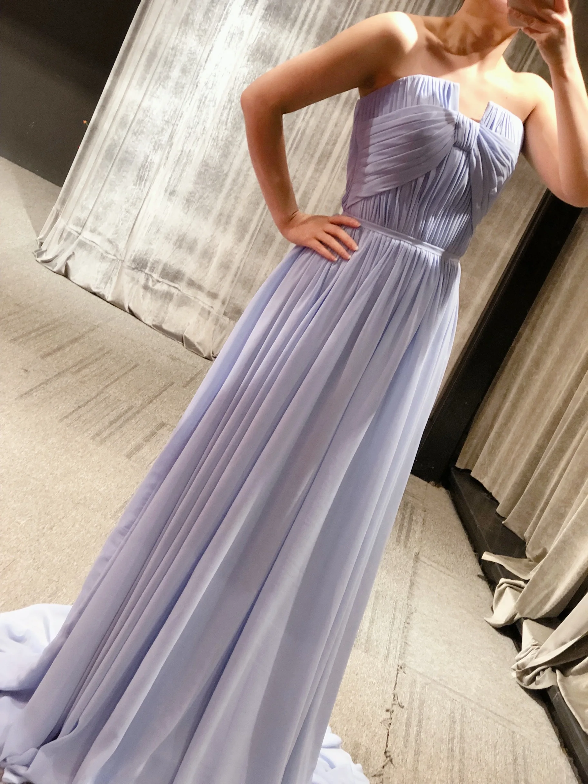 Customized Elie Saab Lilac Light Purple Strapless Pleated Cute Pretty  Custom Made Floor Length Evening Dress 2025 New - AliExpress 320
