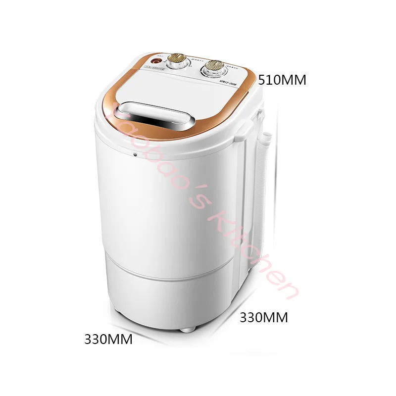 Laundry And Dehydration Integrated Mini Washing Machine Dormitory Household Portable Single Barrel Semi-Automatic Washer 3