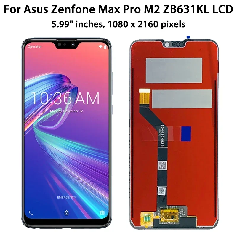 Assistance et réparations pour Asus Zenfone Max Pro M2 ZB631KL. Remplacement d'écran, remplacement de batterie
