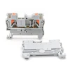 100Pcs PT 2.5 Spring Terminal Block 2.5mm DIN Rail Compact Electrical Wiring Secure Connection 4