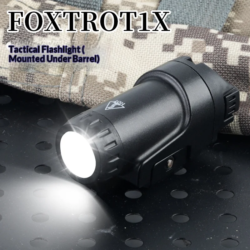Universal Tactical Flashlight - 20mm Outdoor Infrared & White Light, Explosion-Proof Design