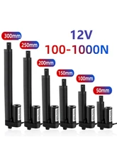  12V Linear Actuator 50mm 100mm 150mm 200mm Stroke Linear Drive Electric Motor Linear Motor Controller 100/200/300/500/700/1000N 