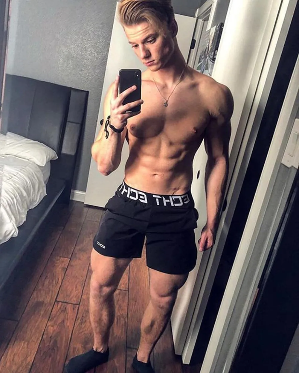 Summer Casual Shorts Men Bodybuilding Quick Dry Bermuda Gym Fitness Running Training Pants Male Beach Swimming Trunks Bottoms 5