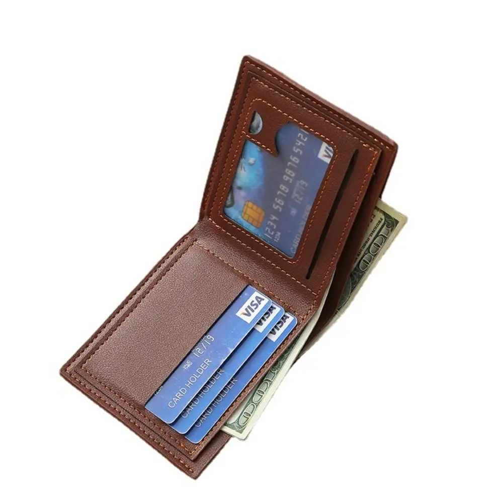Portable Wallets PU Leather Men Male Bag Small Multifunctional Money Coin Purses Large Capacity Design Slim Casual Wallet coin purse coin wallet
