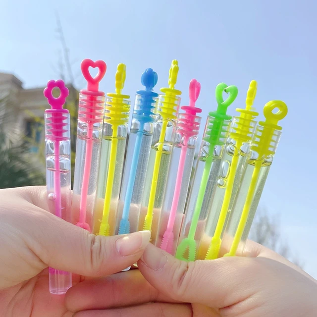 Mini jouet Tube vide à bulles mignonnes, 10 à 30 pièces, cadeaux d'anniversaire pour enfants, cadeaux scolaires, Souvenirs pour invités de mariage, récompenses Pinata pour enfants 5