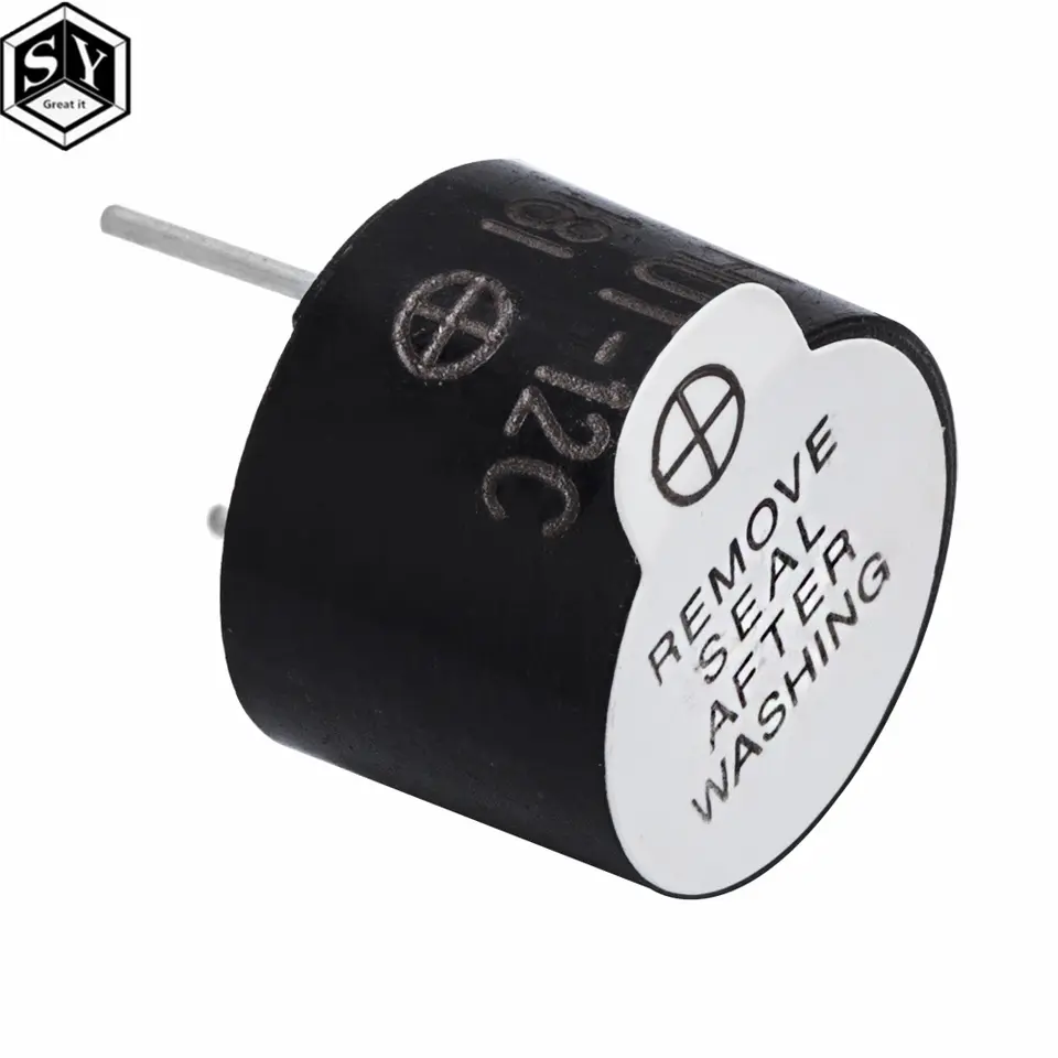3/5/12/24V Active Buzzer Magnetic Long Continous Beep Tone Alarm Ringer 12mm MINI Active Piezo Buzzers Fit For Arduino Diy Kit image 2