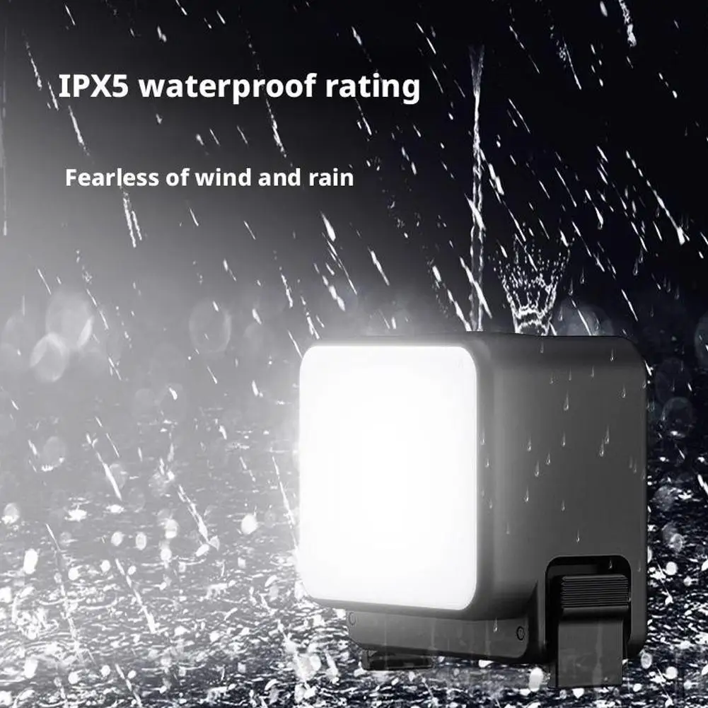 LED Video Light NEW LM18 Mini for DJI Osmo Action 4/3 Camera Cage & Pocket 3 4 IPX5 Waterproof 5600K Color Temperature Tool led video light,mini led video light