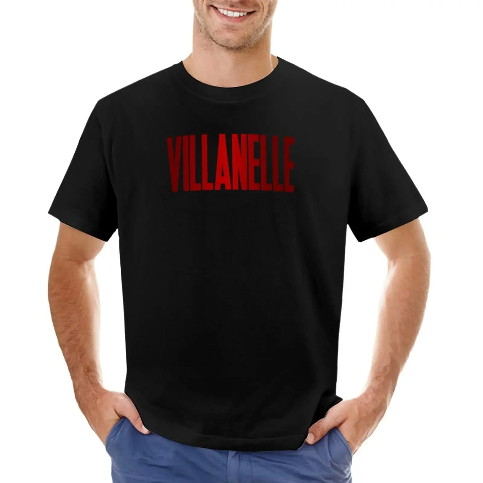 

Villanelle T-shirt sublime kawaii clothes anime clothes customizeds mens graphic t-shirts big and tall