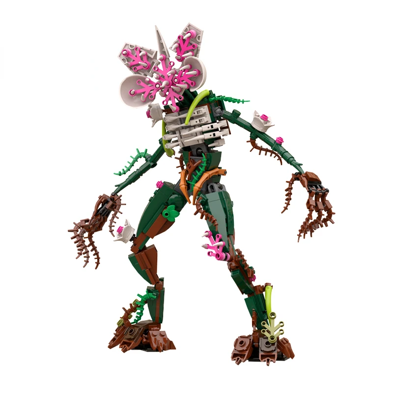 

BZB MOC Strangers Things Demo Demodog Demogorchid Monster Building Blocks Set Demogorgon Brickheadz Eleven Bricks Toys Best Gift