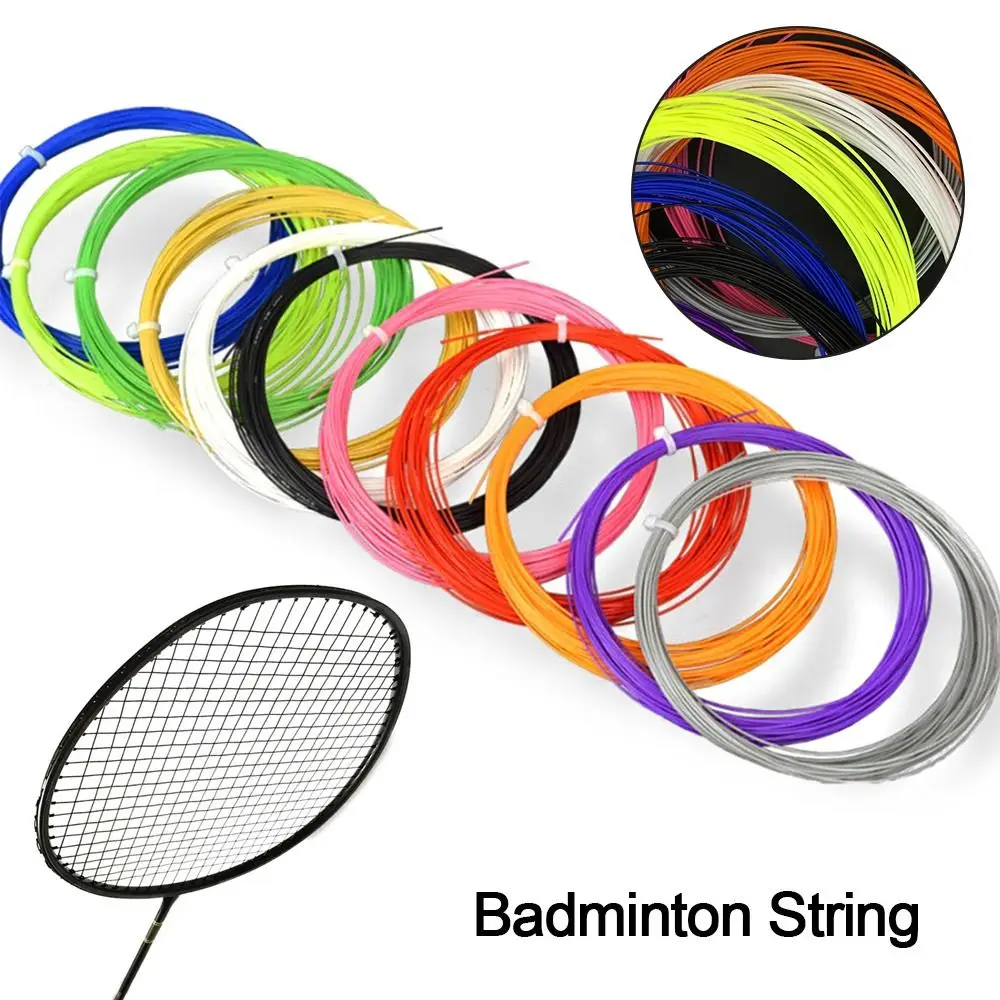 

Амортизирующая струна для бадминтона, прочная нейлоновая эластичная струна для ракетки для бадминтона, для спортсменов