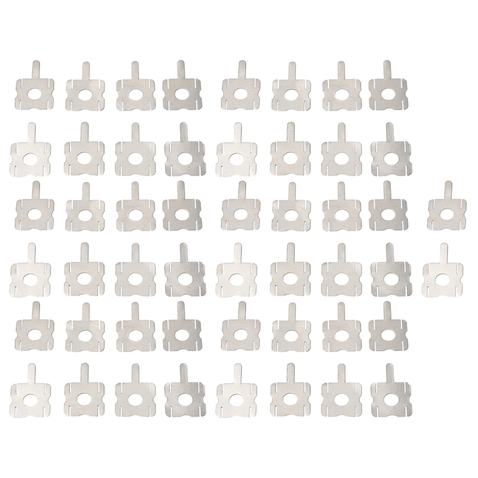 50Pcs/set 4S Lithium Battery Pack Replace Spot Welding Nickel Sheet U-Shaped For Computer Battery Welding Tool Accessories