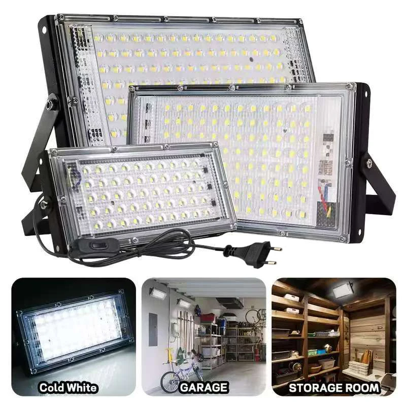 รูปสินค้า ไฟสปอร์ตไลท์ LED ส่องสว่างกลางแจ้ง 50-100W กันน้ำ IP65