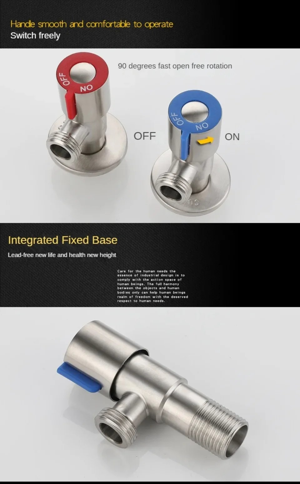 Bathroom Basin Sink Faucets Taps Angle Stop Valve Sink Bathroom Faucet Brushed Nickel Single Hole Toilet Bidet Shower basin faucet,bathroom faucet,stainless steel faucet