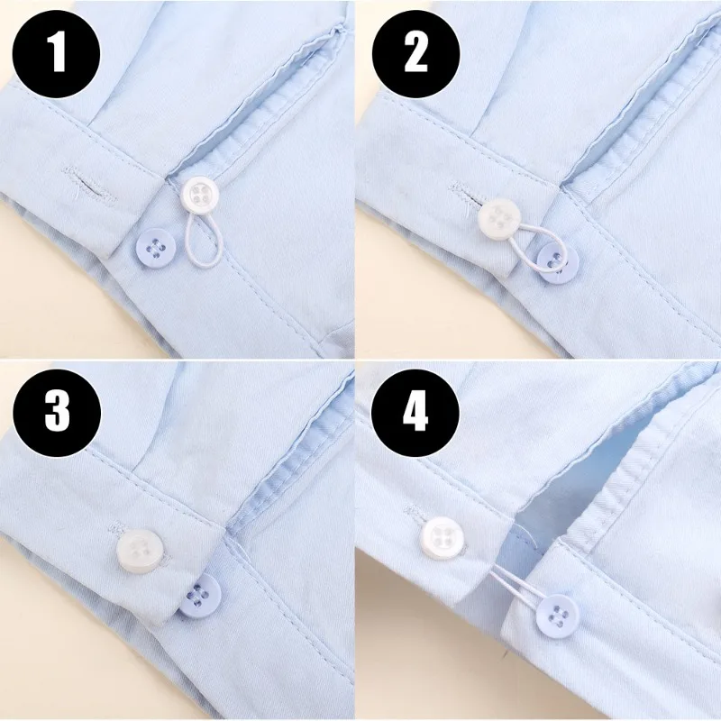 Extend Collar Button Nail Free Prolong Pants Waistline Cuffs Extension Buckle Jeans Waist Expand Buckles Trouser Waist Buttons