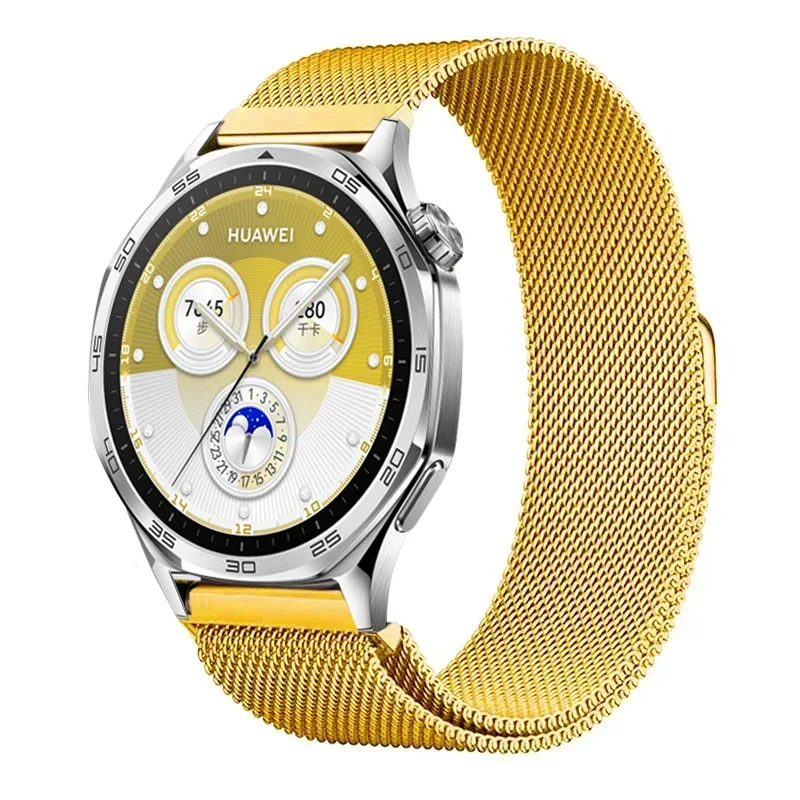 Sleek Milanese Magnetic Watch Band, 20mm/22mm, Stainless Steel Mesh Strap