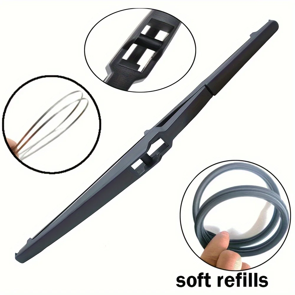 16" Rear Wiper Blade  Windshield Windscreen Clean Tailgate Window Car Rain Brush For Toyota Sienna XL30 2010 - 2020 2