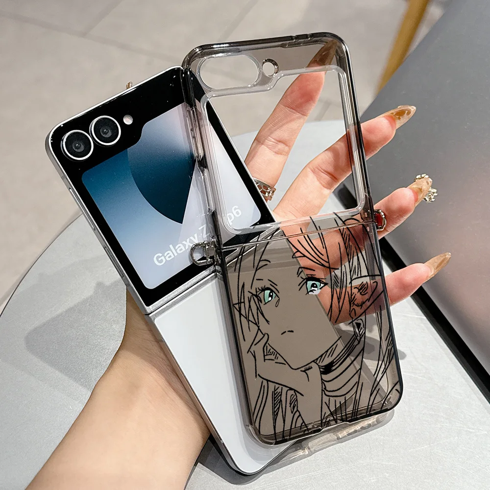 Semi-Transparent Foldable Anime Comics Phone Case Cover