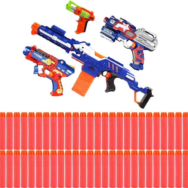 Recarga Dardos Balas Para Nerf N-strike Elite Série Blasters Crianças  Brinquedo Universal Sucção Cabeça Macia 7.2cm Balas Arma Para Crianças -  Balas Para Armas De Brinquedo - AliExpress