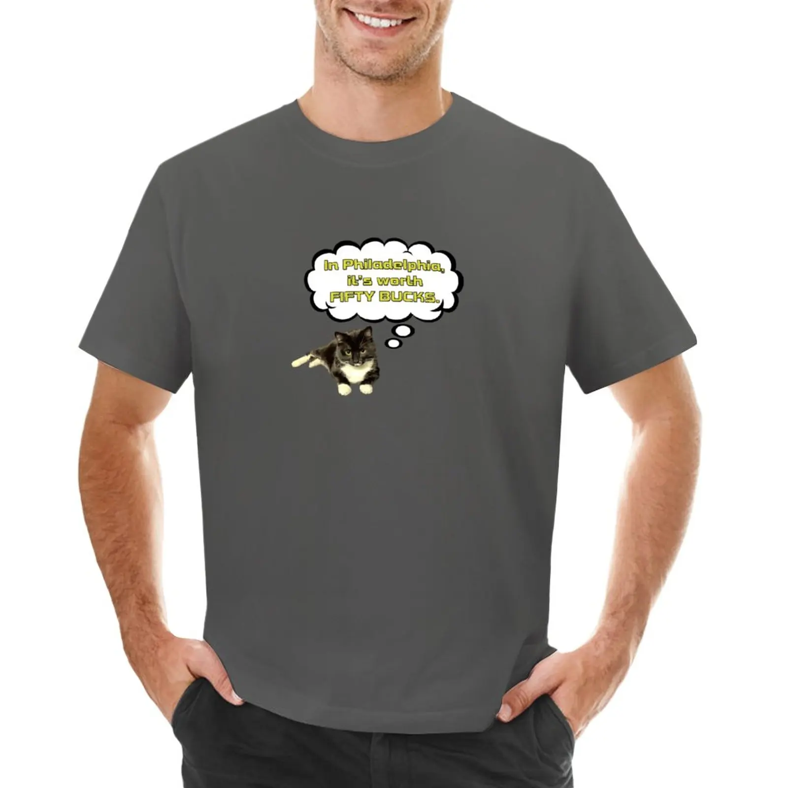 Vale La Pena Una Maglietta Da 50 Dollari Maglietta A Maniche Corte Vestiti Anime Maglietta Oversize Da Uomo