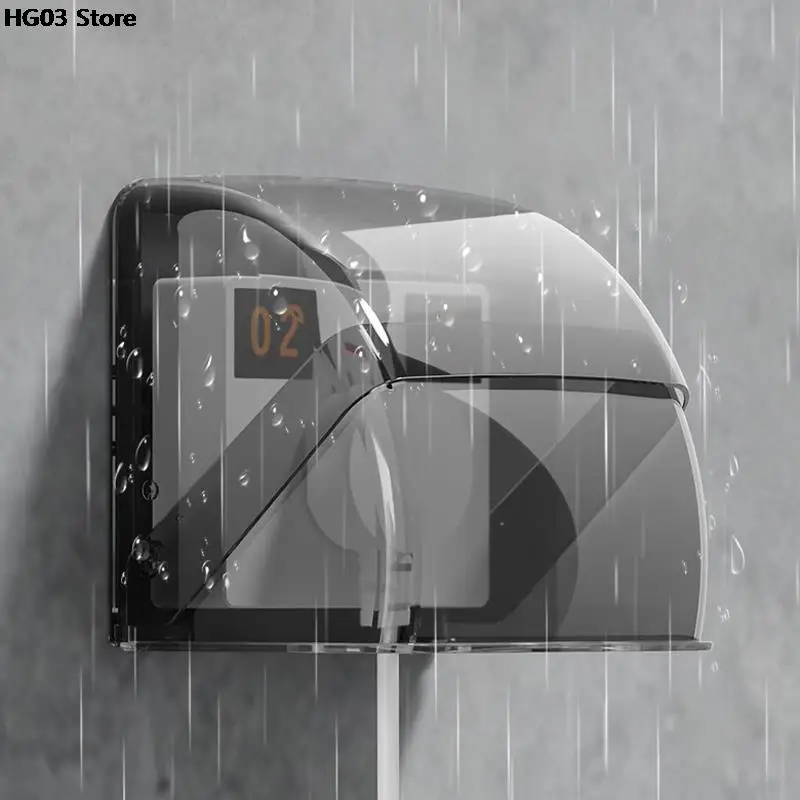 86 Type Outdoor socket protective cover Bathroom electric plug Waterproof cover Power outlet Rainproof box Electrical supplies socket protective cover