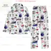 Disney Mickey Mouse Cruise Pajama Set Minnie 3d Printed Casual Men's and Women's Long Sleeved Shirt Pajama Set 1