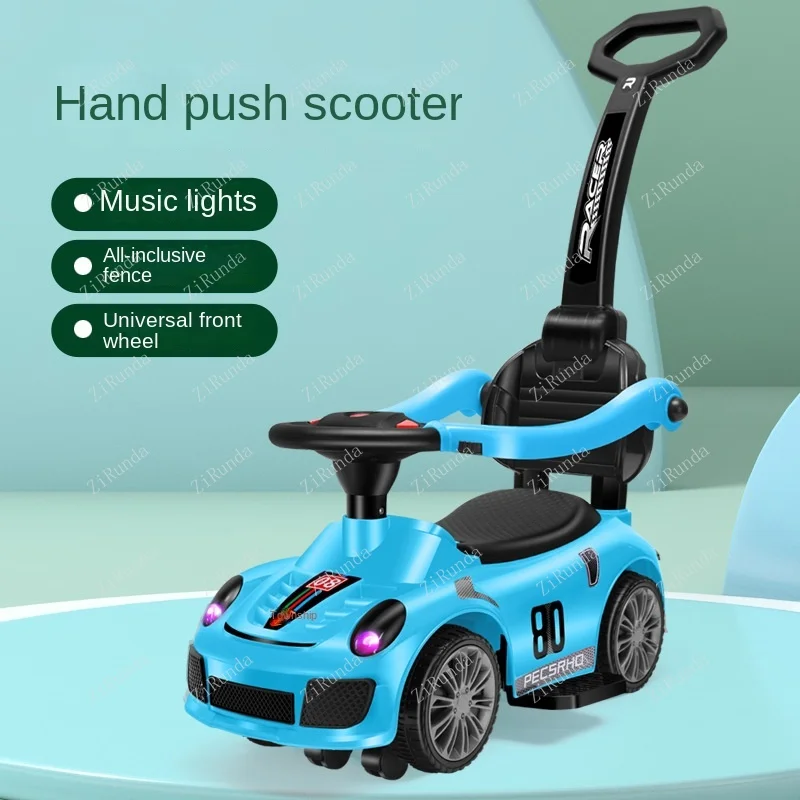 1-3 세 어린이 트위스트 요 슬라이딩 안티 롤오버 어린이 장난감 드라이버, 슬라이드 푸시