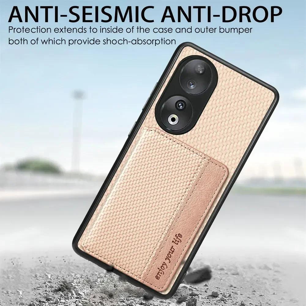 Leather RFID Wallet Case with Magnetic Closure for HONOR 200 Pro & Honor200 Lite Smart Cover