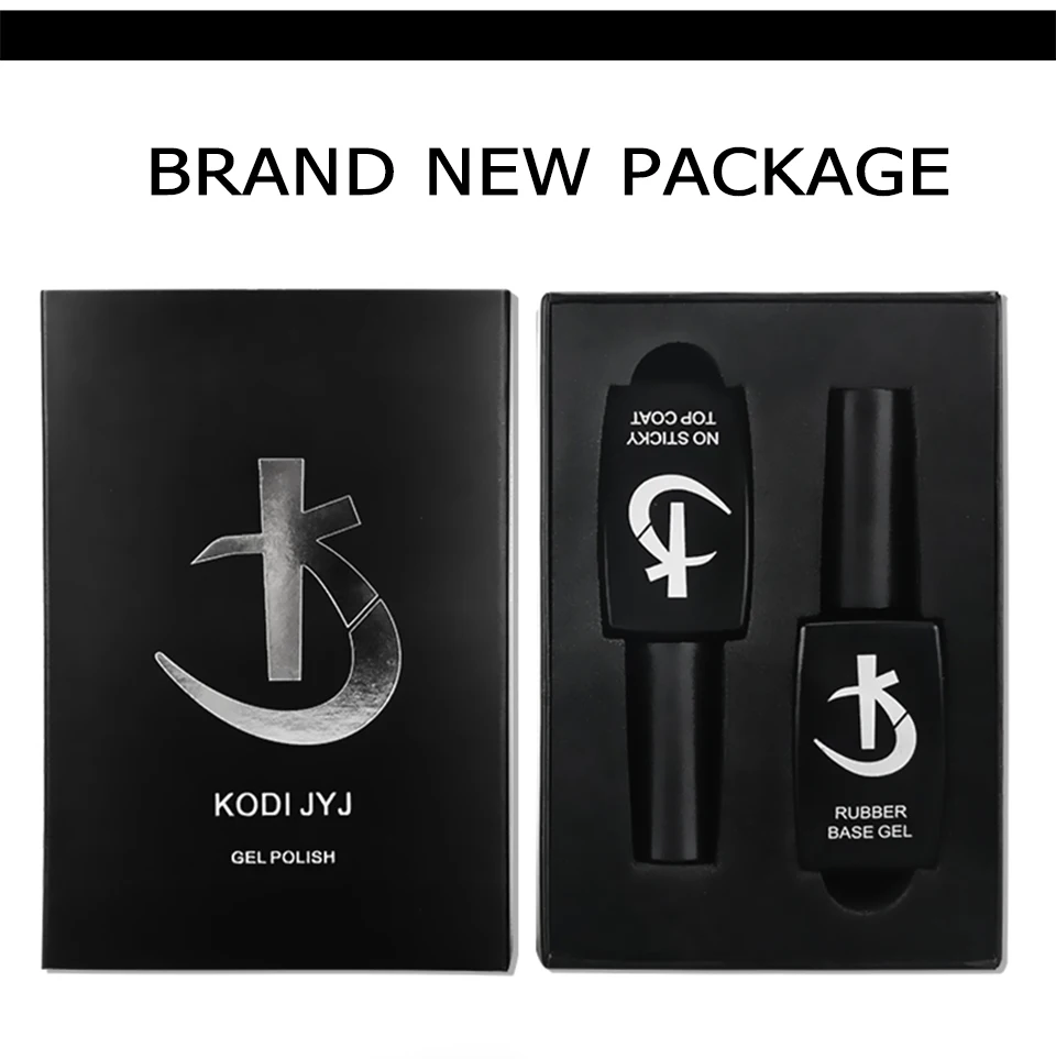 New Upgrade Rubber Base Gel Set - Super Bright Top & Base Coat