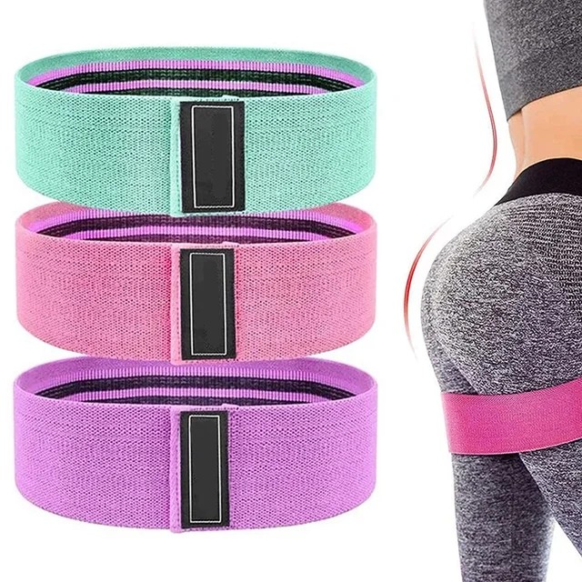Fabric Elastic Bands Fitness Resistance Bands Yoga Pilates Hip Circle Expander Bands Gym Training Home Workout Equipment