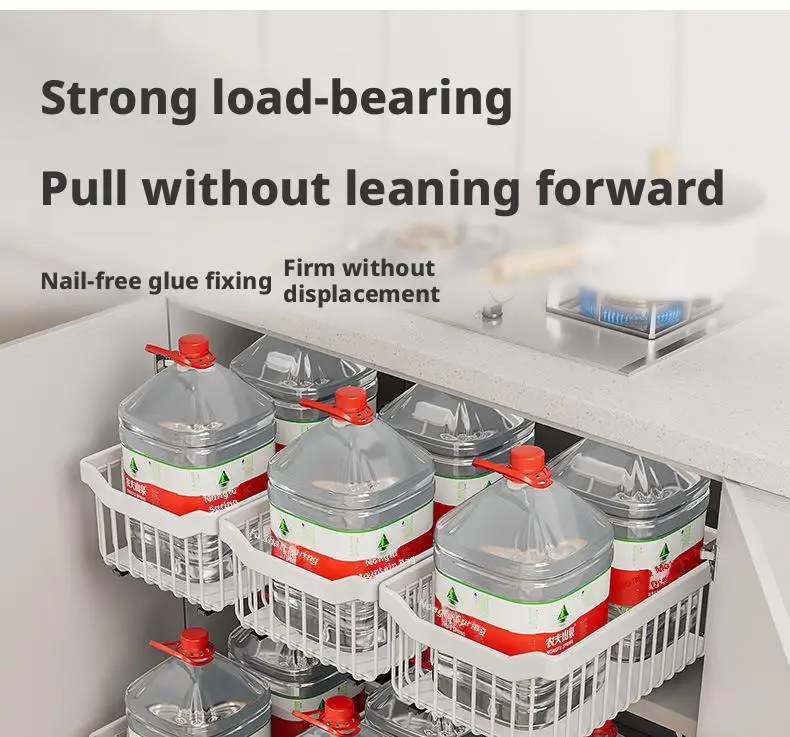 Under Sink Cheap Kitchen Organizers Rack Pull Out Medicine Cabinet Layered Storage Basket Kitchen Seasoning Bowls Drawer Holder Storage Box 12 S9ebcb8a8c89b493485f9da76891a9831g