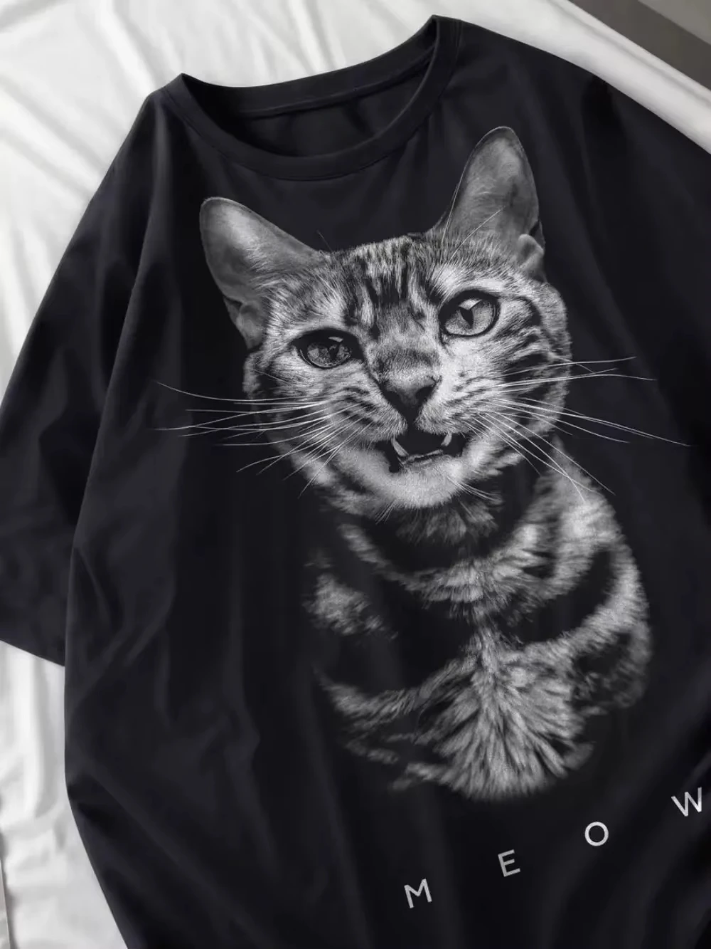 Doberman T-Shirts Women Dog Print Tops Summer O-Neck Oversize T Shirts Casual Soft Short Sleeve Tees Street Woman Clothes 2