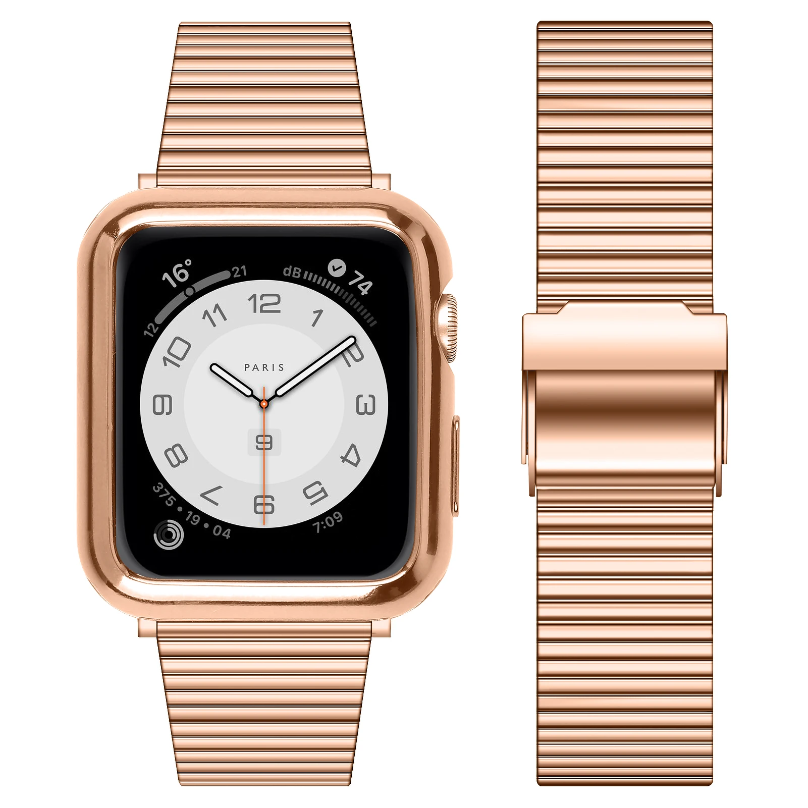 η ƿ Ʈ  TPU ̽,  ġ ø 9, 45mm, 41mm, 42mm, 38mm, 40mm, 44mm, ̿ġ SE 8, 7, 6, 5, 4  ݼ 
