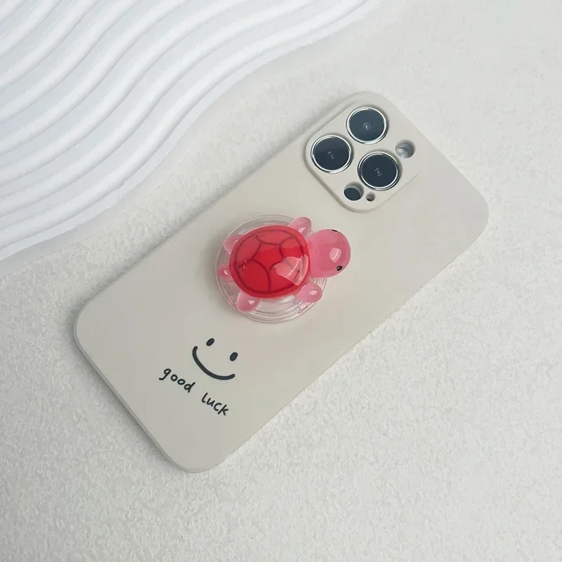 Koreanische Nette Leuchtende Schildkröte Telefon Halter Griptok Finger Ring Unterstützung Für iPhone Samsung Fällen Grip Tok Sockel Halterung Mädchen Geschenk – Detail 14
