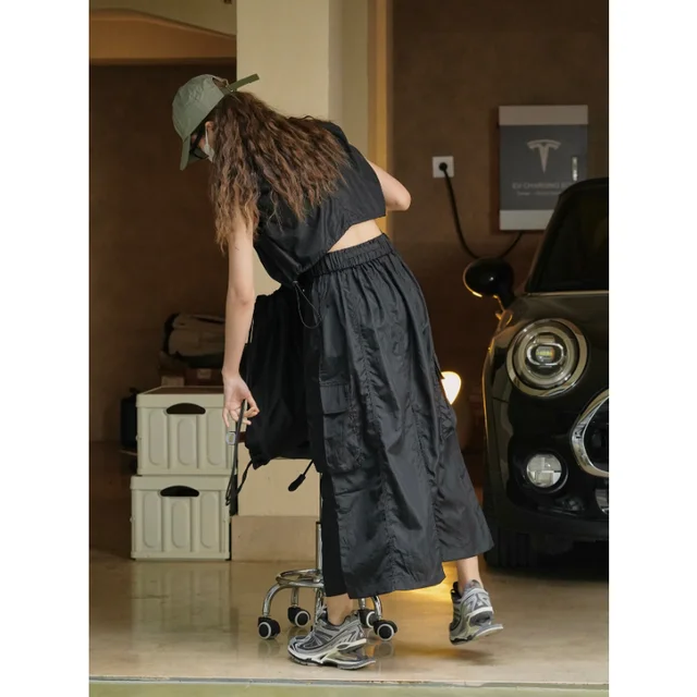 Conjunto Combinando de Saia Longa e Blusa