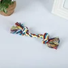 Colorful Cotton Double Knot Dog Toy Durable Rope Chew For Teeth Cleaning Interactive Pet Toy Fit Small Medium Dog Boredom Relief 3