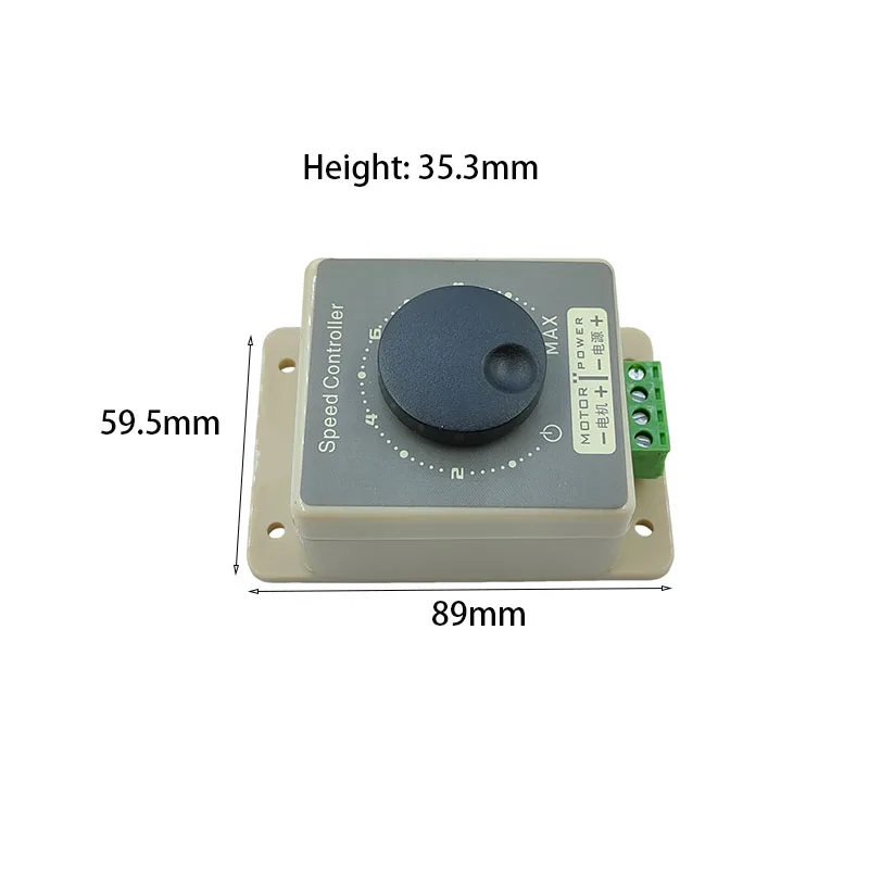 12V-48V 20A PWM DC 모터 속도 컨트롤러 (홀 센서 포함, 전기 자전거용)