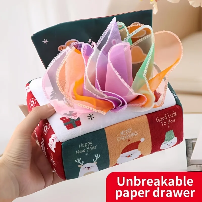 Baby drawing paper toy tear not break tissue box baby 0 1 years 6 months 2 + puzzle early education birthday gift Christmas gift educational toys,puzzle toys,tissue box toy