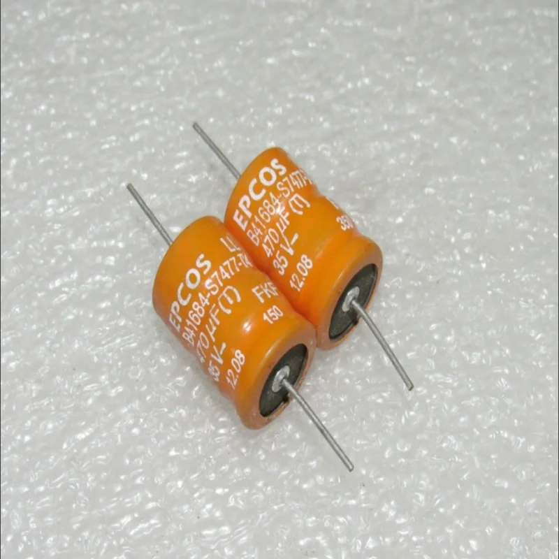 5PCS Germany EPCOS SIKOREL 125 B41684S7477T4 B41690A7108Q1 35V 470UF 1000UF Axial Audio Electrolytic Capacitor