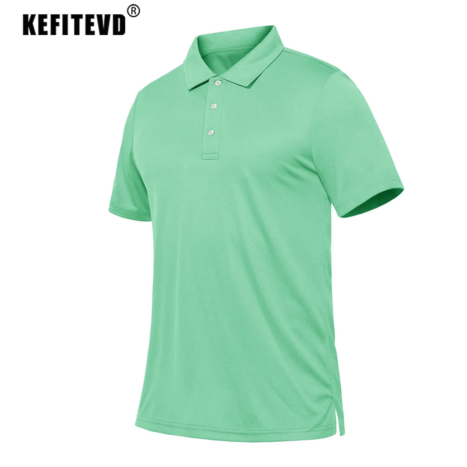 Men's Polo Shirts Short Sleeve T-Shirts Moisture Wicking Quick Drying Fishing Climbing Hiking Golf Wear sport t shirt