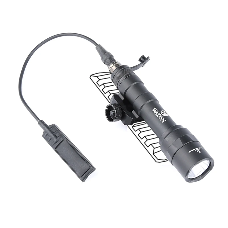 White 600 Lumens Tactical Flashlight for Hunting and Airsoft