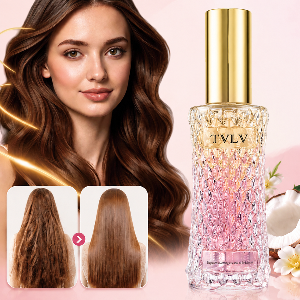 2-in-1TVLV Silky Shine Hair Care Spray, Anti Frizz Repair Dry Hair Long Lasting Fragrance Hair Mist