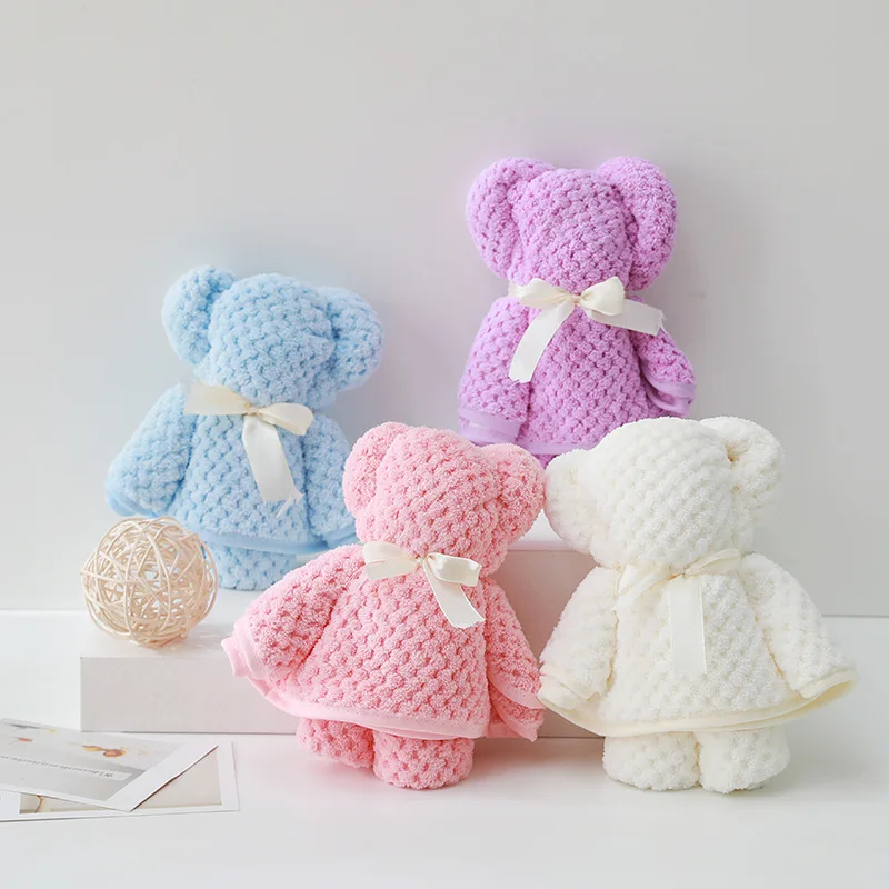 

Ананас Решетки Медведь Моделирование Коралловый Бархат Полотенце Подарок