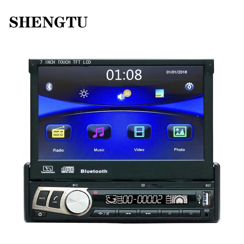 SHENGTU 7-дюймовый автомобильный радиоприемник 2 Din стерео радио Wifi для автомобиля Fm
