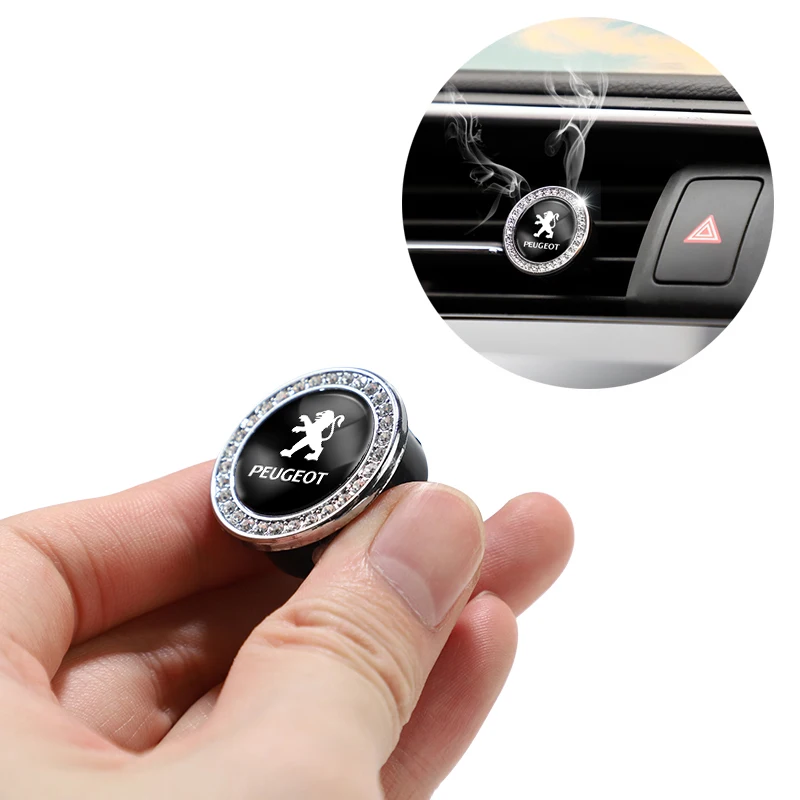 Car Freshener Solid Perfume Air Conditioner Vent Mount Clip For Peugeot