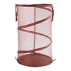 Large Oxford Foldable Dirty Cloth Basket Convenient Floor standing Mesh Breathable Handheld Cloth Foldable Storage Basket 6
