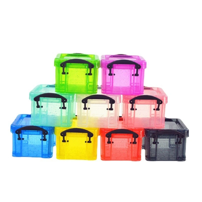 12 Contenitori Portaoggetti In Plastica Trasparente Con Coperchio - Scatole Organizer Per Perline, Gioielli, Farmaci, Piccole Parti