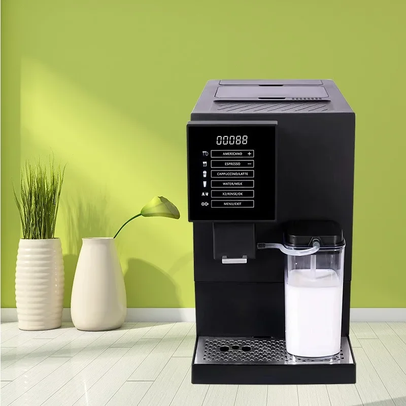 Integrated Grinder Coffee Machine Fully Automatic Espresso Machine Professional Coffee Machine LCD Display Control