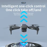 Drone RC professionnel E88 à grand angle avec caméra HD 4K, hélicoptère pliable 5