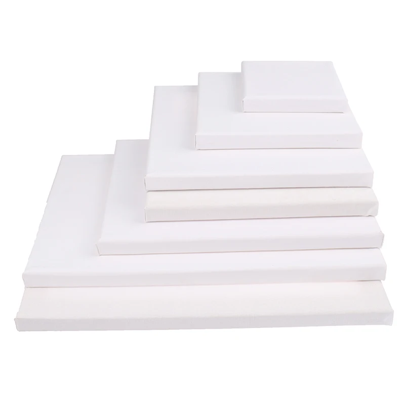 

White Blank Square Artist Canvas For Canvas Oil Painting Wooden Board Frame